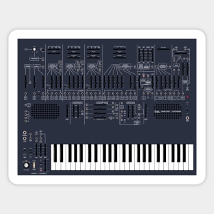 ARP 2600 - White/Blue - With Keyboard Sticker